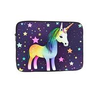 Custodia per Computer Portatile One-Horse Star Prints Sleeve per Laptop Multicolore Impermeabile Portatile Borsa, per Office, Travel, Notebook, 15In