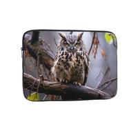 Custodia per Computer Portatile Owl On A Branch Borsa Porta Multicolore Impermeabile Custodia per Laptop, per Office, Travel, Notebook, 15In