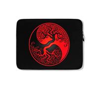 Custodia Per Computer Portatile Red And Black Tree Of Life Ying Yan Custodia Protettiva Per Laptop Resistente Multicolore Sleeve Per Laptop 15In, Per Computer Portatile, Notebook