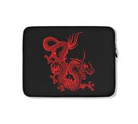 Custodia per Computer Portatile Red Chinese Dragon Custodia per Laptop Resistente Antiurto Sleeve per Laptop 15In, per Notebook, Computer Portatile