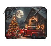 Custodia per Computer Portatile Red Truck Sleeve per Laptop Comfyable Multicolore Portatile Borsa, per Travel, Office, Notebook, 15In