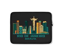 Custodia per Computer Portatile Rio Brazil Sleeve per Laptop Impermeabile Antiurto Custodia Notebook 15In, per Notebook, Laptop