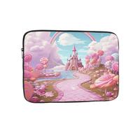 Custodia per computer portatile, rosa Candy Land, custodia protettiva per computer portatile da 17 pollici
