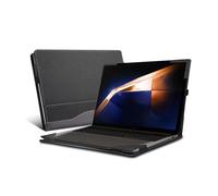Custodia per computer portatile Samsung Galaxy Book 3 Pro/Galaxy Book 3 Pro 360/Galaxy Book 3 Ultra 16" in pelle PU staccabile (grigio nero)
