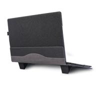 Custodia per computer portatile Samsung Galaxy Book5/4/3/2 Pro 360 15.6 Pro5/4/3/2 NP950 NT955 NP750 Notebook Sleeve Bag PU Shell con cavalletto (nero, 15.6)