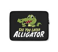 Custodia per Computer Portatile See You Later Alligator Funny Custodia Protettiva per Laptop Antiurto Comfyable Portatile Borsa 15In, per Laptop, Notebook