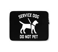 Custodia per Computer Portatile Service Dog Do Not Pet Borsa da Trasporto Antiurto Multicolore Borsa per Laptop 15In, per Computer Portatile, Notebook