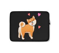 Custodia per Computer Portatile Shiba Inu Cute Kawaii Custodia Protettiva per Laptop Comfyable Impermeabile Borsa da Trasporto 15In, per Computer Portatile, Laptop