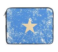 Custodia per Computer Portatile Somalia Vintage Flag Borsa per Laptop Comfyable Impermeabile Custodia Protettiva per Laptop, per Office, Travel, Notebook, 15In