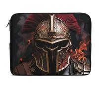 Custodia per Computer Portatile Spartan Helmet Sleeve per Laptop Multicolore Antiurto Custodia per Laptop, per Computer, Office, Notebook, 15In