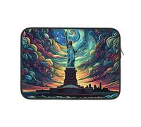 Custodia per Computer Portatile Statue of Freedom Print Custodia Notebook Antiurto Impermeabile Portatile Borsa 15In, per Computer Portatile, Notebook