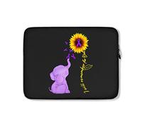 Custodia per Computer Portatile Sunflower Alzheimer Awareness I Will Remember for You Custodia Notebook Impermeabile Antiurto Borsa per Laptop 15In, per Computer Portatile, Notebook