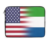 Custodia per Computer Portatile U.S.A Sailaliang Flag Borsa da Trasporto Resistente Multicolore Custodia Notebook, per Computer, Office, Notebook, 15In