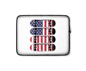 Custodia per Computer Portatile United Skates of America Flag Sleeve per Laptop Impermeabile Multicolore Custodia Protettiva per Laptop 15In, per Laptop, Notebook