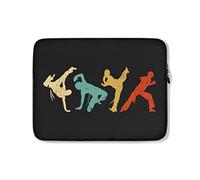 Custodia Per Computer Portatile Vintage Brazilian Capoeira Poses Retro 70S Sleeve Per Laptop Comfyable Resistente Custodia Per Laptop 15In, Per Computer Portatile, Notebook