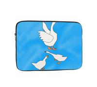 Custodia per Computer Portatile White Goose House Pattern Sleeve per Laptop Impermeabile Multicolore Custodia Protettiva per Laptop, per Office, Travel, Notebook, 15In
