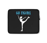 Custodia per Computer Portatile Women Figure Skating Custodia Notebook Comfyable Impermeabile Borsa per Laptop 15In, per Computer Portatile, Notebook