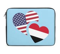 Custodia per Computer Portatile Yemen U.S. Flag Borsa Porta Resistente Antiurto Custodia per Laptop, per Office, Travel, Notebook, 15In