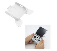 Custodia per console di gioco portatile ANBERNIC RG Rotate in tinta unita con supporto per maniglia di montaggio custodia protettiva accessori da gioco (bianco)