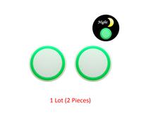 Custodia per controller con joystick luminoso verde-fosforescente per Sony Playstation DualSense Dualshock 5 4