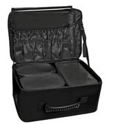 Custodia per Cosmetici con Tasche | Tessuto Oxford Resistente, Valigetta Porta Trucchi con Scomparti, Multistrato, per , Casa, Truccatori, Estetiste