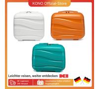 Custodia per cosmetici KONO Custodia da viaggio rigida con scomparti | Organizzatore di bellezza | 35,5x29,5x18,5 cm | bagaglio a mano