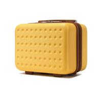 Custodia per cosmetici KONO custodia per trucco custodia per bellezza portatile per donna 100% ABS maniglia per bagaglio a mano cerniera 31x22x18