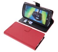 Custodia per CrossCall Action X5 Book-Style Protettiva Cellulare a Libro Rosso