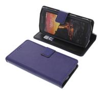 Custodia per CrossCall Core M4 Book-Style Protettiva Cellulare Libro Blu