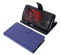 Custodia per CrossCall Core M5 Book-Style Protettiva Cellulare Libro Blu