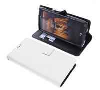 Custodia per CrossCall Core X5 Book-Style Protettiva Cellulare Libro Bianco