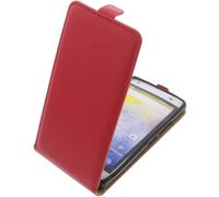 Custodia per Cubot Echo Cellulare Modello Flip Protettiva Case Rosso
