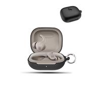 Custodia per cuffie Beats Powerbeats Fit Wireless Headphones,daunke in silicone morbido, delicata sulla pelle, con fibbia rotonda, protezione completa, colore nero