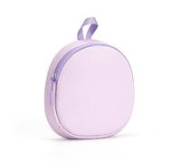 Custodia per cuffie con design a blocchi di colore, custodia morbida universale per cuffie Sony WH-CH520/720/JBL Tune 520BT/720BT/KVIDIO/Soundcore/Bose, custodia compatta per cuffie da viaggio (viola)