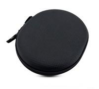 Custodia per cuffie, custodia in tessuto resistente all'usura con fascia elastica, tasca a rete, tracolla per il trasporto con doppia cerniera per Bose For Anker, colore nero