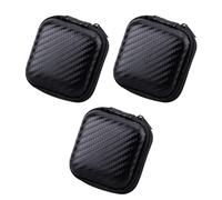 Custodia Per Cuffie Da 3 Pezzi, Scatola Portaoggetti Per Mini Cuffie, Custodia Protettiva Per Cuffie, Scatola Portaoggetti Rigida Per Cuffie, Scatola Protettiva Quadrata Per Cuffie