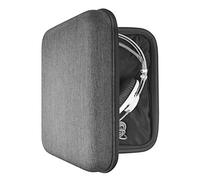 Custodia per cuffie Geekria Shield, compatibile con Sennheiser HD820 e HiFiMAN Audivina, borsa da viaggio protettiva rigida con porta cavi (grigio scuro)