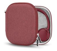 Custodia per cuffie Geekria Shield compatibile con Sony WH-CH520/CH510, AKG Y50BT, JBL Tune 510BT, custodia rigida da viaggio con vano per cavi (Rosso)
