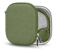 Custodia per cuffie Geekria Shield compatibile con Sony WH-CH520, Soundcore H30i e JBL Tune 510BT, borsa da viaggio rigida con vano cavi (verde)