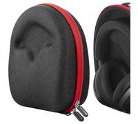Custodia per cuffie Geekria Shield per cuffie over-ear, custodia rigida da viaggio di ricambio con vano per cavi, compatibile con B&O H95, Soundcore Space One e altro (grigio scuro)