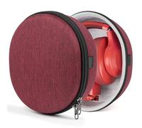 Custodia per cuffie Geekria Shield per cuffie pieghevoli, custodia da viaggio rigida sostitutiva con spazio per cavi, compatibile con JBL Tour One M3, Beats Studio Pro e altro (Deep Red)