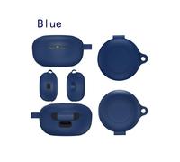 Custodia per cuffie in silicone (blu) per cuffie Bluetooth Lg Tone Free FP9, impermeabile e antipolvere.