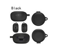 Custodia per cuffie in silicone (nera) per cuffie Bluetooth Lg Tone Free FP9, impermeabile e antipolvere.