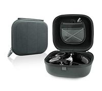 Custodia per cuffie Linkidea compatibile con Audio-Technica ATH-M50X e ATH-GDL3, borsa da viaggio rigida protettiva con cavo e vano per caricabatterie (grigio scuro)