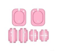 Custodia per cuffie per niente, custodia protettiva in TPU per cuffie 2026 antipolvere trasparente rigida per elegante (rosa trasparente)
