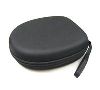 Custodia per Cuffie Semplice in EVA Nera, Borsa Zip | Travel Box, Scatola per Cuffie, Busta Porta Oggetti, per Mp3, Cavo, Chiavi e Monete