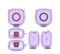 Custodia per cuffie Sony LinkBuds Clip WF-LC900 TPU custodia semplice trasparente e resistente agli urti (viola chiaro)