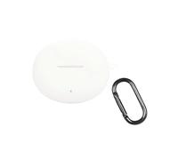 Custodia per cuffie wireless OnePlus Buds 4 in silicone antishock bianca