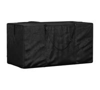 Custodia per cuscini da giardino, 150 x 75 x 75 cm, in polietilene, resistente ai raggi UV, con cerniera lunga e 2 manici resistenti, borsa multiuso