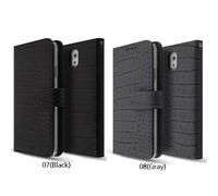 Custodia per diario in vera pelle Wild Croco per Galaxy Note20 Ultra Note10...